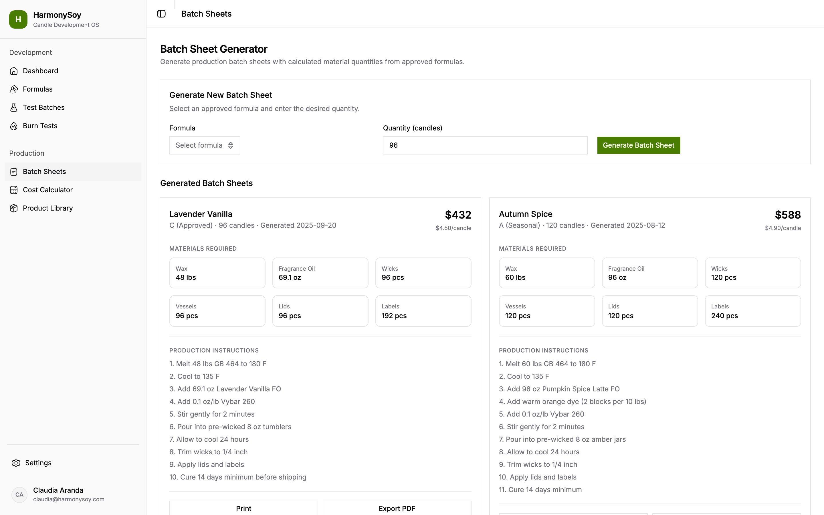 Production-Ready <strong>Batch Sheets</strong>